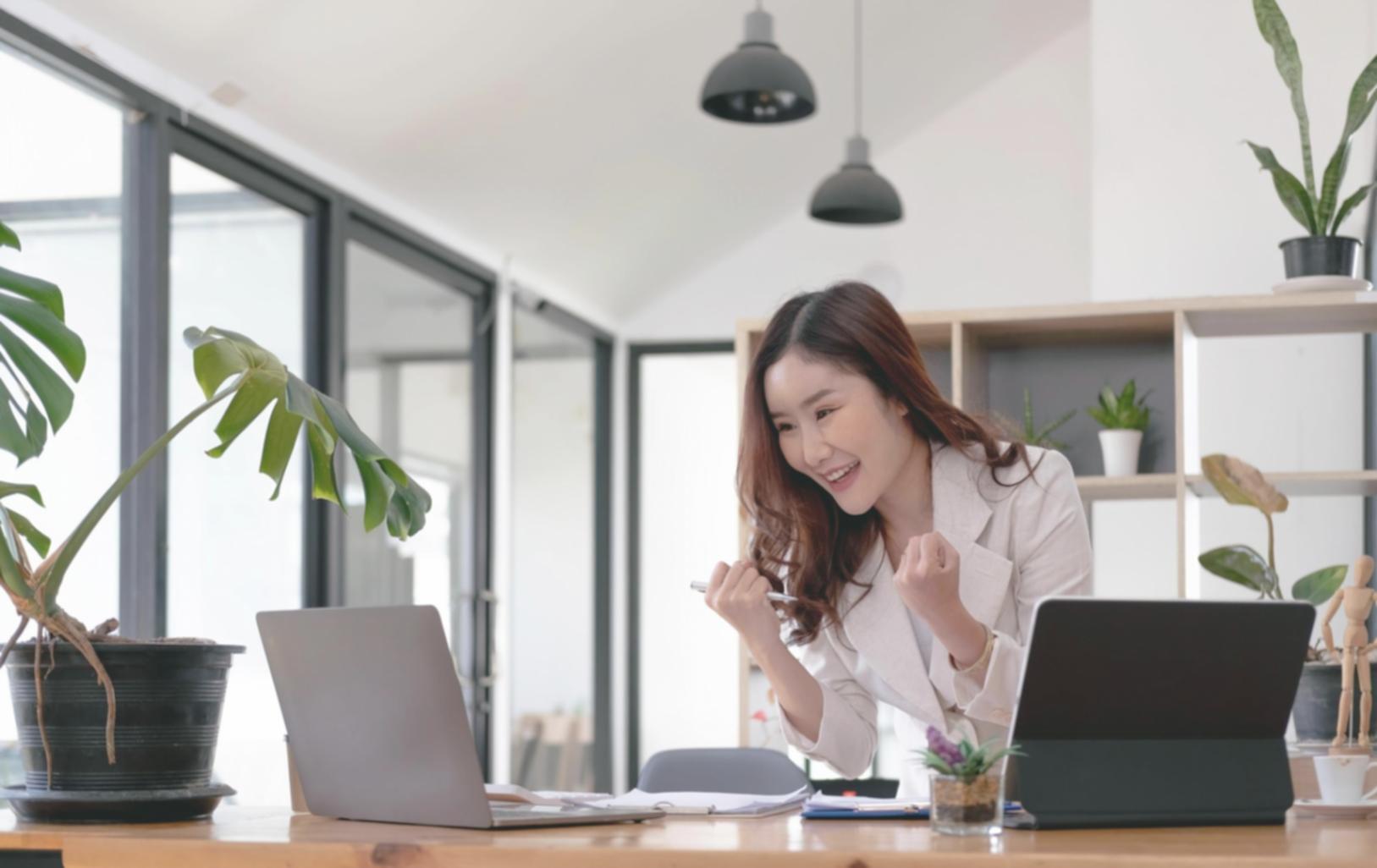Financial planning workspace with budget analysis tools